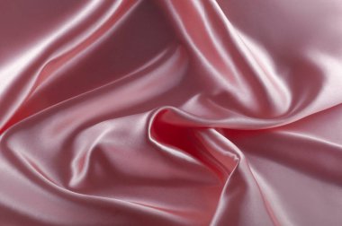 İpek lüks arka plan, bez, hafif pembe bez doku parçası