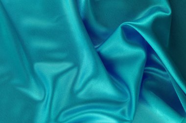 İpek lüks arka plan, bez, derin deniz mavi bez doku parçası