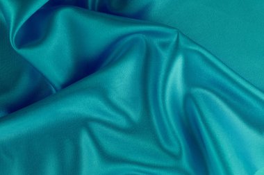 İpek lüks arka plan, bez, derin deniz mavi bez doku parçası