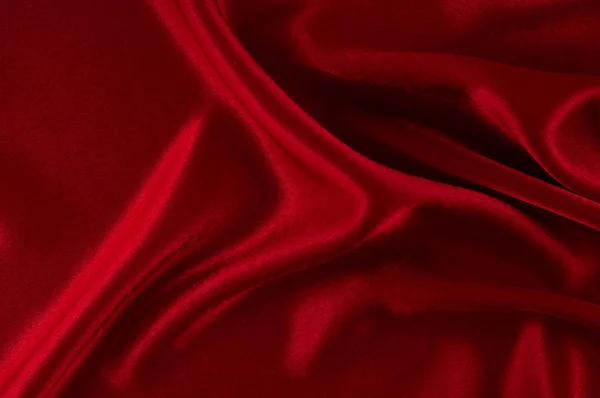 Abstract Silk Luxury Background Piece Cloth Deep Red Cloth Texture — Stock Photo, Image