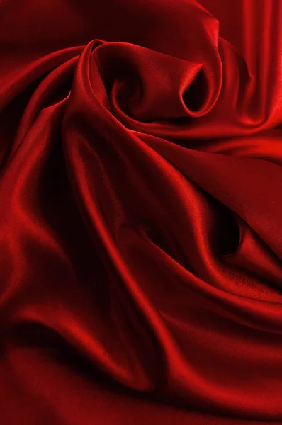 Abstrato Seda Fundo Luxo Pedaço Pano Textura Pano Vermelho Profundo — Fotografia de Stock