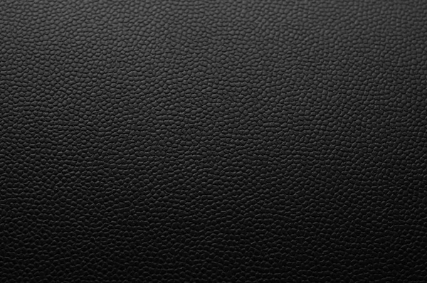 Luxus Tiefschwarz Leder Textur Hintergrund — Stockfoto