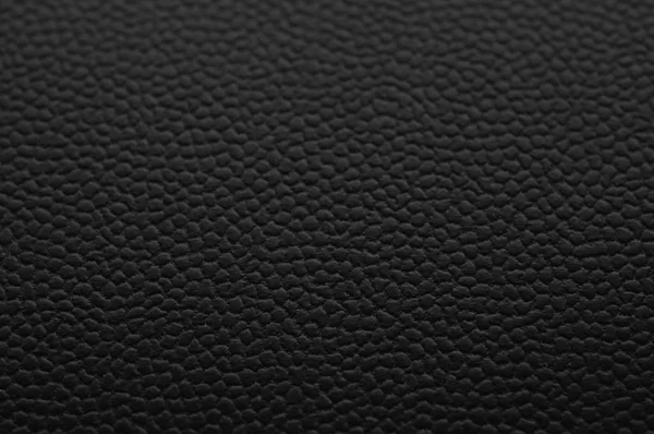 Luxus Tiefschwarz Leder Textur Hintergrund — Stockfoto