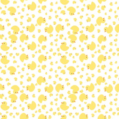 Sevimli ördekler seamless modeli
