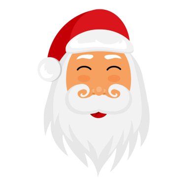 Santa vektör çizim. Noel ve yeni yıl için hazırlık.