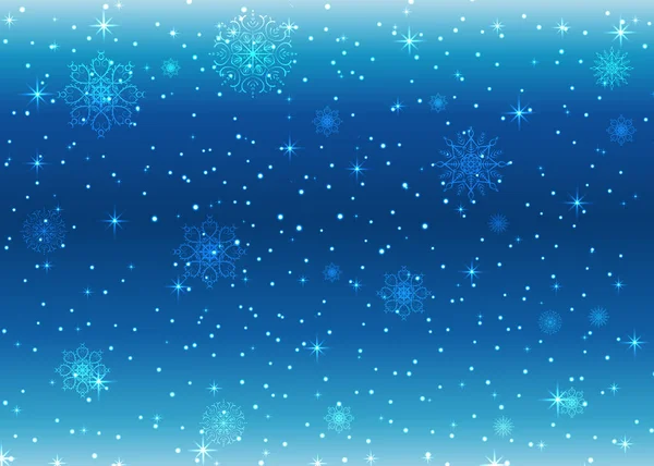 Abstrakte Leuchtende Weihnachten Festlicher Hintergrund Schnee Funkeln Und Leuchtende Elemente — Stockvektor