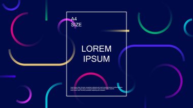 Geometrik renkli arka, sıvı moda renk. Eps10 vektör.