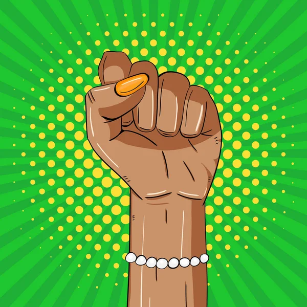 Woman Fist - Girl Power Strong Pop Art Graphic by Kapitosh · Creative  Fabrica