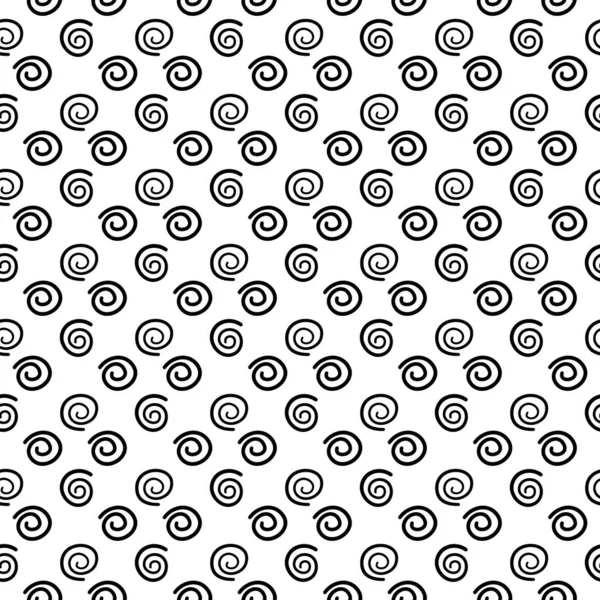 Soyut el çizilmiş desen, tek renkli, siyah ve beyaz. Yaratıcı vektör illüstrasyon. Ambalaj kağıdı, tekstil, arka plan dolgusu, kumaş için kroki.
