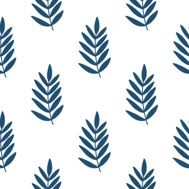 Tropikal orman sorunsuz desen yaprakları, ambalaj kağıdı için vektör tasarımı, tekstil, arka plan dolgu tasarımı.