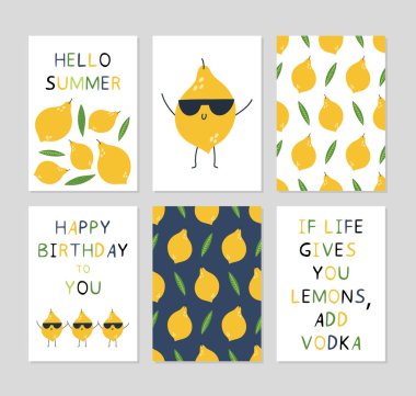 Summer organizer and note papers for children, printable pages.