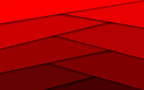 Абстрактний Червоний Фон Смужки Тінями Векторні Ілюстрації Дизайн Різних Фонів — стоковий вектор