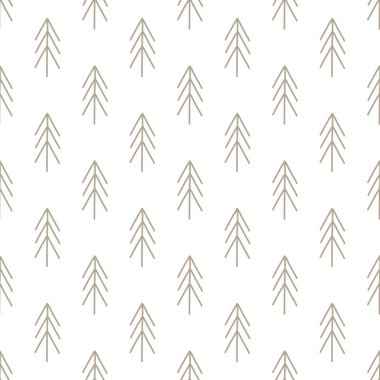 Karalama ağacı desenleri, kreş tasarımları. Kıyafet, tekstil baskısı, kumaş için ideal. Vektör İllüstrasyonu, renk düzenlenebilir.