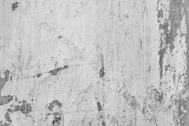 Vintage bina ve sıkıntılı yüzey konsepti için kabuk soyan siyah beyaz duvar.