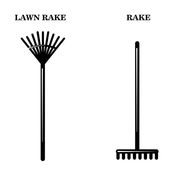 Садівники знаряддя інструментів. Дві векторні прості ілюстрації — стоковий вектор