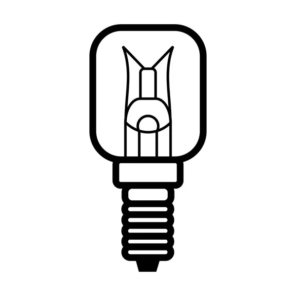 Icon led lamp. Outline style vector illustration. — Stock Vector