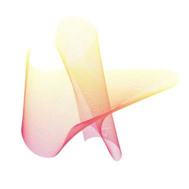 Vektör soyutlama. Web, afiş, tasarım için renkli bir soyutlama İllüstrasyon.