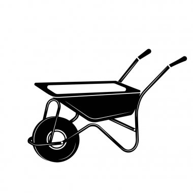 Bahçede çalışmaya el arabası