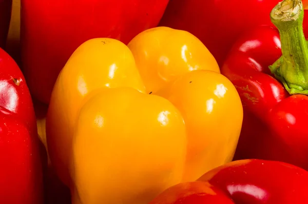 colorful mix of the freshest red and yellow paprika, bell pepper