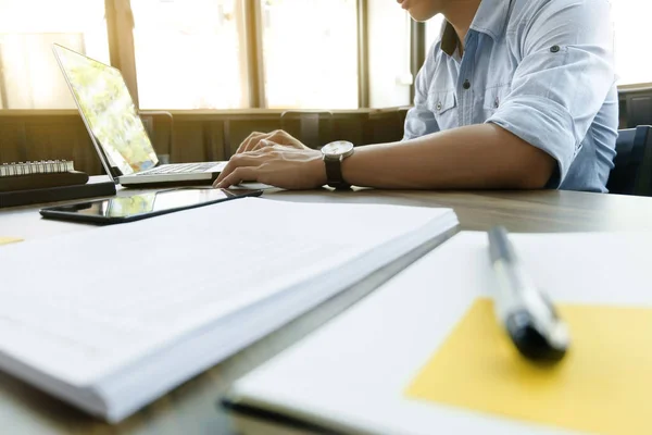 Business Calculate Data Chart Documents Desk Office — Stock Photo, Image