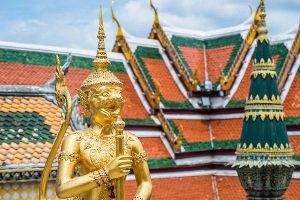 Statue Géante Garde Palais Royal Bangkok Thaïlande — Photo