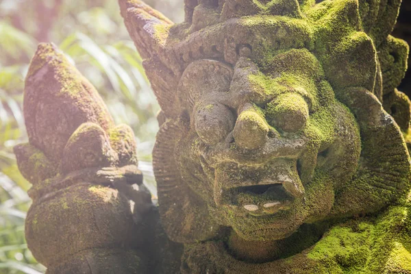 Statua Gigante Roccia Stile Tradizionale Balinese Decorativa Popolare Molti Templi — Foto Stock