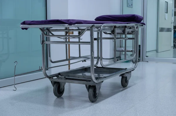 Emergency Stretcher Patient Hospital Corridor Stretchers Primarily Used Hospital Care — Stock Photo, Image
