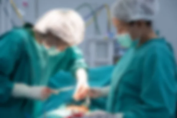 Blurred Image Background Medical Team Performing Surgical Operation Operating Room — Stock Photo, Image