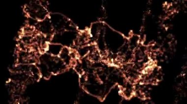animasyon parlayan Dna molekülünün döner. Genetik kavramı.