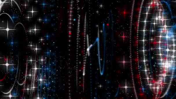 Monde subatomique dans une animation futuriste 