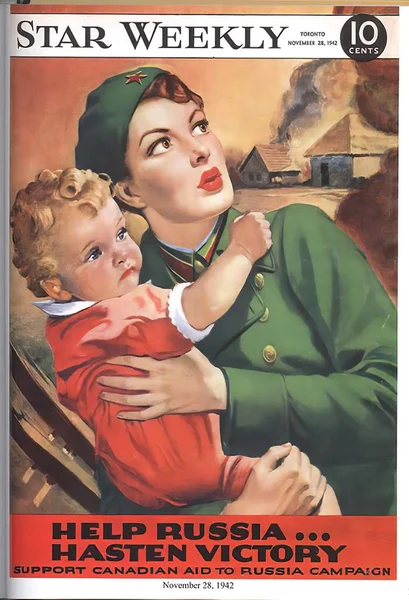 Frau Vintage Poster — Stockfoto