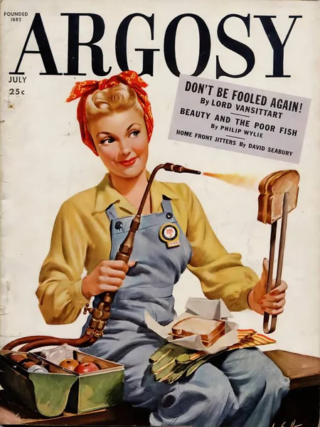 Woman Vintage Poster — Stock Photo, Image
