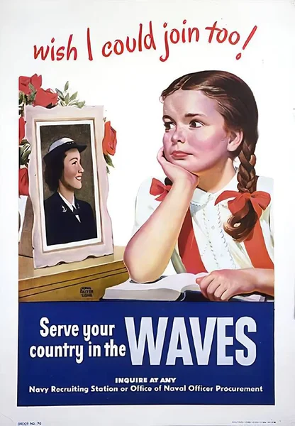 Vrouw Vintage Poster — Stockfoto