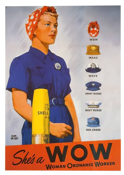 Frau Vintage Poster — Stockfoto