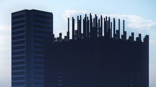 Canteiro Obras Num Deserto — Fotografia de Stock