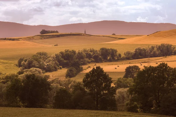 Beautiful landscape in Southern Poland near Klodzko — Stock Photo, Image