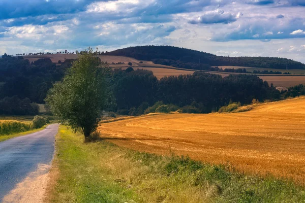 Vackert landskap i södra Polen nära Klodzko — Stockfoto