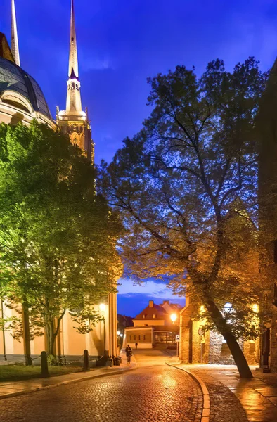 Isola della Cattedrale di Breslavia, Polonia — Foto Stock