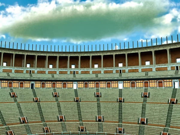 Interior del Coliseo 3D renderizado — Foto de Stock