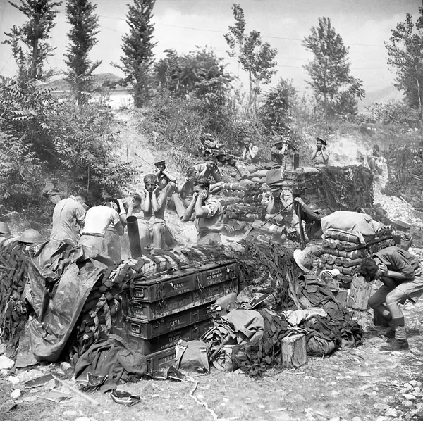 Batalha Monte Cassino 1944Battle Monte Cassino 1944 — Fotografia de Stock