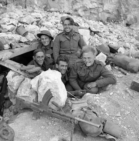 モンテカジノの戦い 1944年モンテカジノの戦い ストック写真