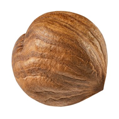 Bir fındık kabuğu olmadan closeup paket tasarım öğeleri izole. Beyaz arka plan üzerinde taze organik fındık. Somun makro. Koleksiyonu