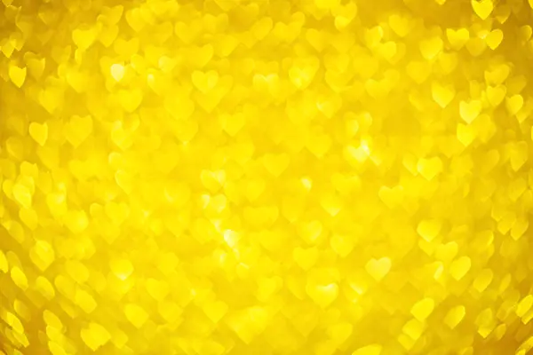 Gouden Bokeh die vorm hart love dag achtergrond met lichte glitter goud licht voor Valentijnsdag, 8 maart of Vrouwendag. Studio schoot — Stockfoto