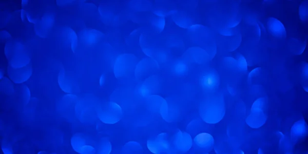 Bleu Bokeh forme ronde Arrière-plan. Carte de souhaits 8 mars Journée des femmes avec des paillettes bleu vif Lumières pour la Saint-Valentin, fête des mères. Plan studio — Photo