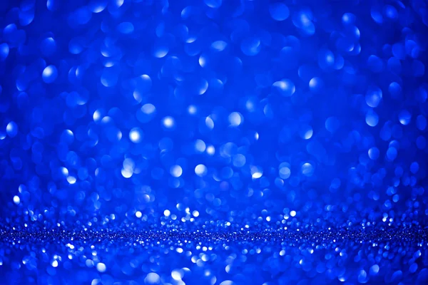 Blaue Bokeh-Form runden Frauentag Hintergrund mit hellen Glitzerlichtern für Valentinstag, 8. März oder Liebestag. Studioaufnahme — Stockfoto