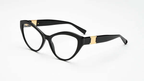 Svarta glasögon isolerad på en vit bakgrund — Stockfoto