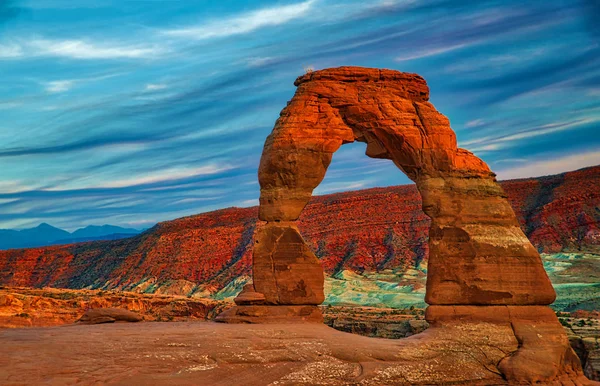 Parku Narodowego Arches Moab Utah — Zdjęcie stockowe