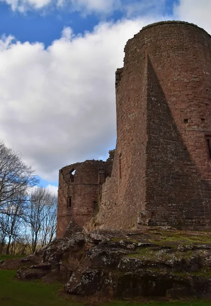 Goodrich Castle Einem Klaren Und Sonnigen Tag — Stockfoto