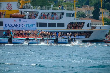 2018 Samsung Boğaz'ın çapraz-Continental yüzme yarışı Istanbul - Türkiye 2018 Samsung boğaz çapraz-Continental yüzme yarışı Istanbul - Türkiye