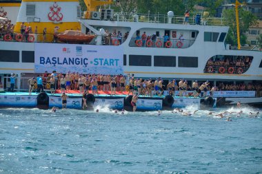 2018 Samsung Boğaz'ın çapraz-Continental yüzme yarışı Istanbul - Türkiye 2018 Samsung boğaz çapraz-Continental yüzme yarışı Istanbul - Türkiye